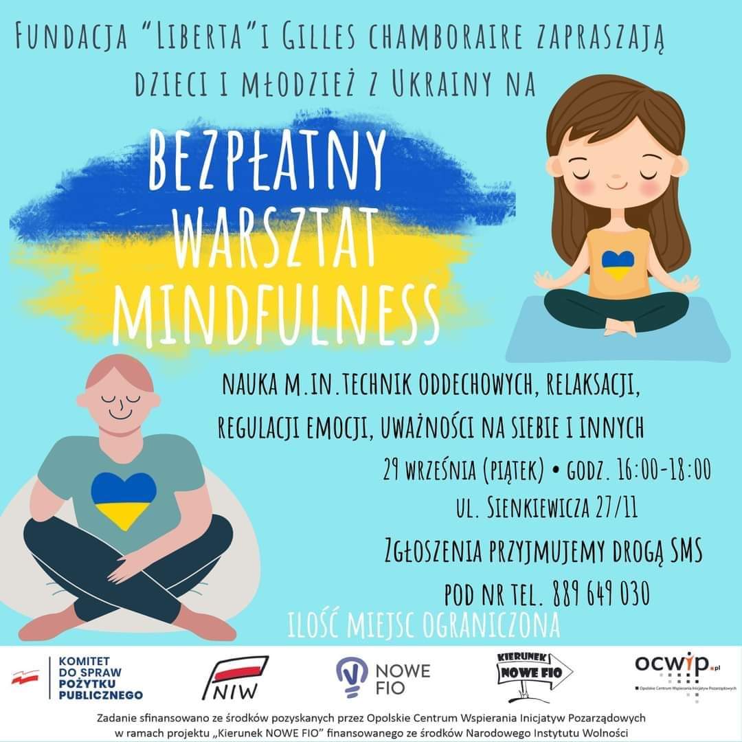 Read more about the article BEZPŁATNY WARSZTAT MINDFULNESS